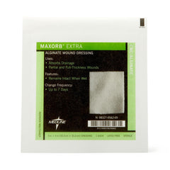DRESSING, MAXORB XTRA CAL ALGINAT 4"X4" LF (10/BX 5BX/CS)