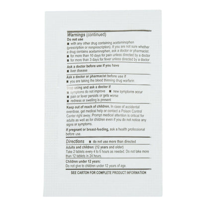 ACETAMINOPHEN, TAB 325MG (250/BX)