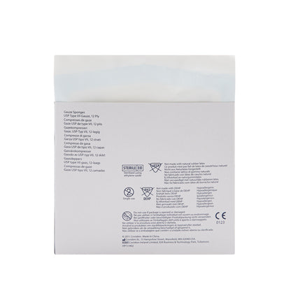 SPONGE, GAUZE 12PLY STR 4"X4" (2/PK 25PK/TR)