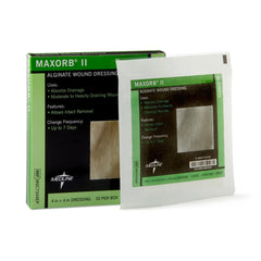 DRESSING, MAXORB II ALGINATE 4"X4" (10/BX 5BX/CS)