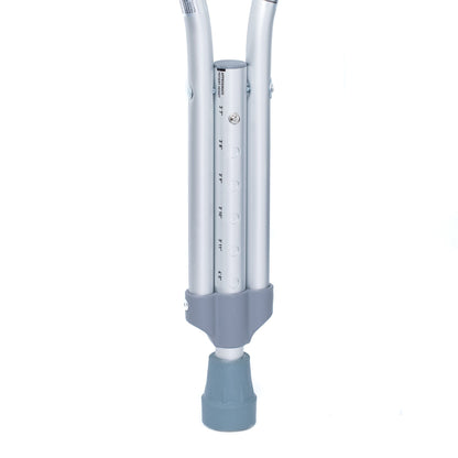 CRUTCH, ALUM PUSH BUTTON ADJ PED 175LB (10PR/CS)
