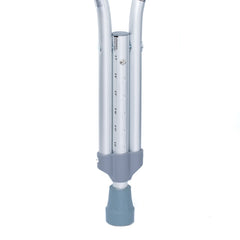 CRUTCH, ALUM PUSH BUTTON ADJ PED 175LB (10PR/CS)