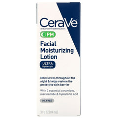 CERAVE, LOT FACIAL PM 3OZ