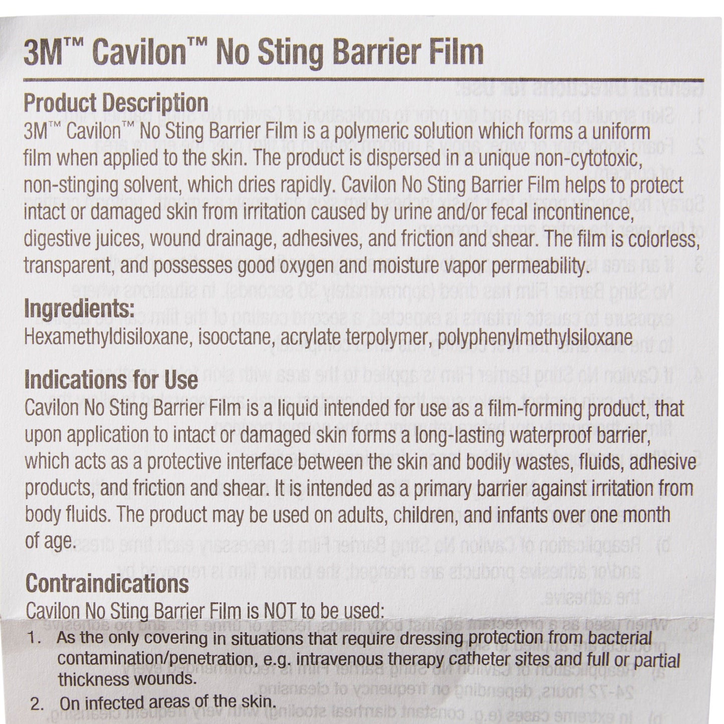 SKIN PROTECTANT, NO STING (25/BX 4BX/CS) 3M