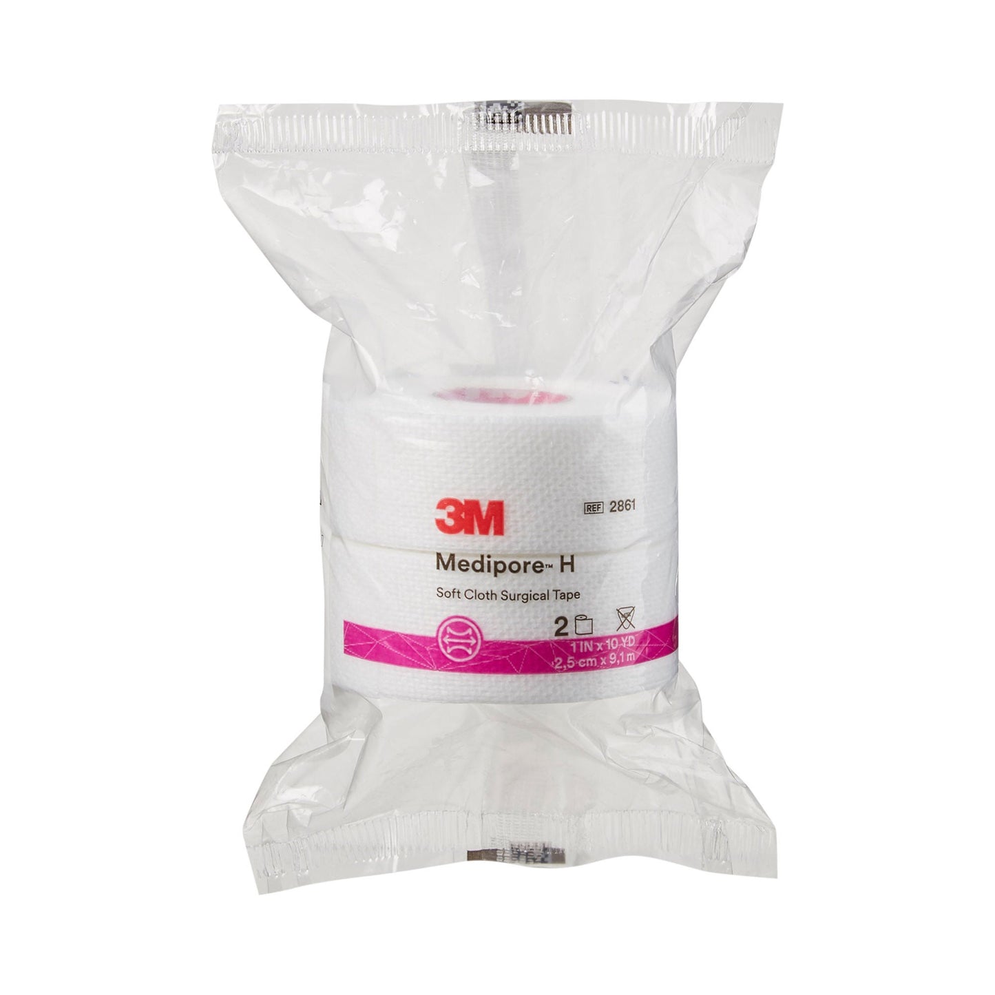 TAPE, MEDIPORE SFT CLTH 1"X10YDS (2RL/PK 12PK/CS) 3M