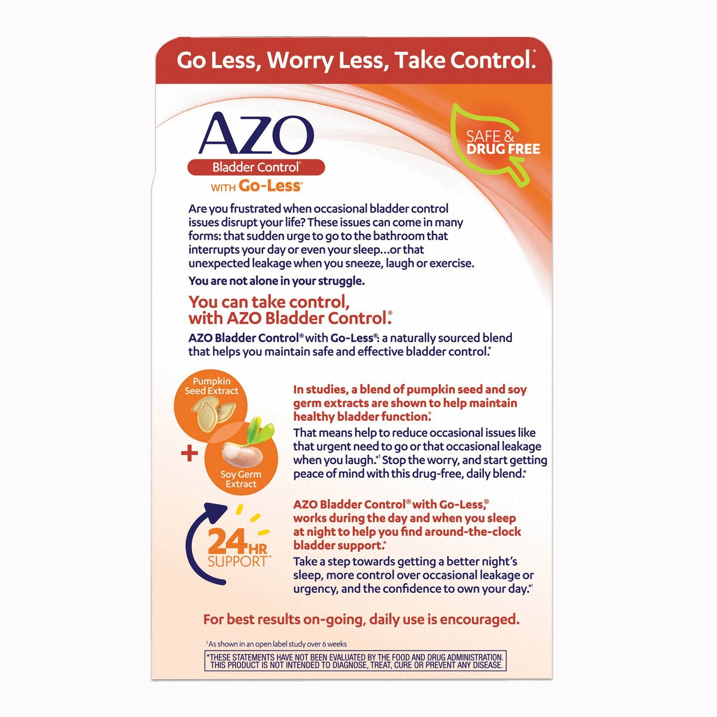 SUPPLEMENT, CAP AZO BLADDER CONTROL (72/BX 24BX/CS)