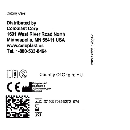 SEAL, F/OSTOMY POUCH BRAVA THIN 1 1/8"X3" (10/BX)
