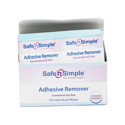WIPES, ADH REMOVER STOMA CARE 50/BX 200BX/CS