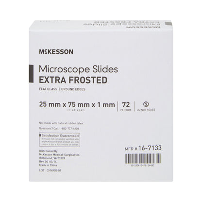 SLIDE, EXTRA-FROSTED 3X1X1 (72/BX 20BX/CS)