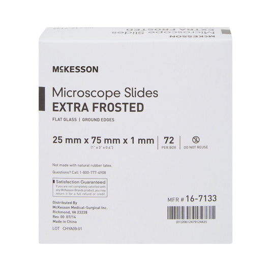 SLIDE, EXTRA-FROSTED 3X1X1 (72/BX 20BX/CS)
