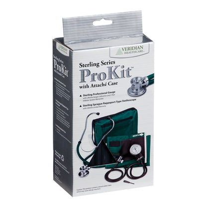 PRO KIT, SPHYGMOMANOMETER STERLING W/CASE NAVY (20/CS)