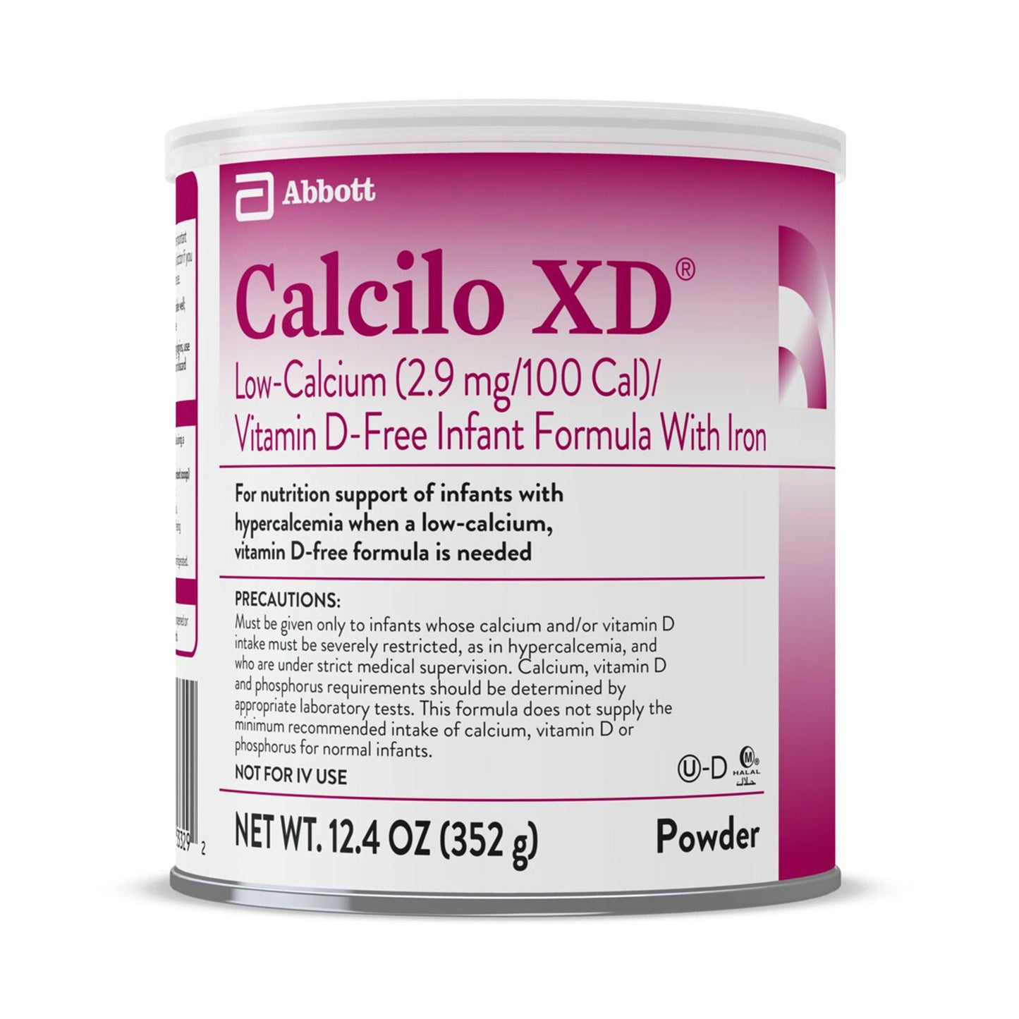 CALCILO XD, PDR LOW CALC 12.4OZ CAN (6/CS)