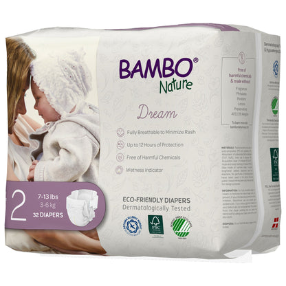 DIAPER, BABY BAMBO NATURE SZ2 (32/BG 6BG/CS)