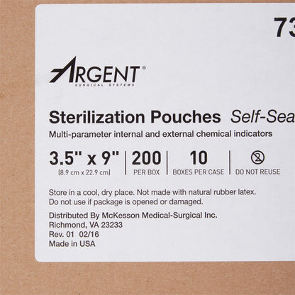 POUCH, SELF SEAL 3.5"X9" (200/BX 10BX/CS)