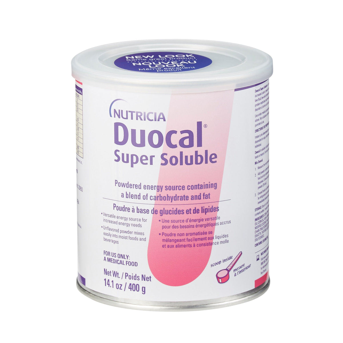 SUPER SOLUBLE DUOCAL, PDR UNFLV 14OZ 400GM (6/CS)