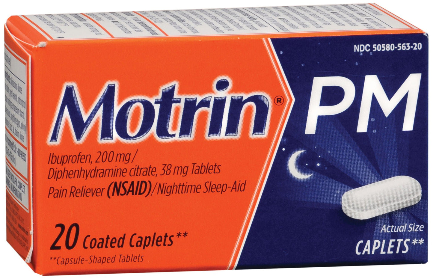 MOTRIN PM, CAP 200MG (20/BT 24BT/CS) J&JOTC