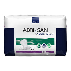 PAD, INCONT ABRI-SAN PREM #5 1200ML 11X21 (36/BG 4BG/CS)