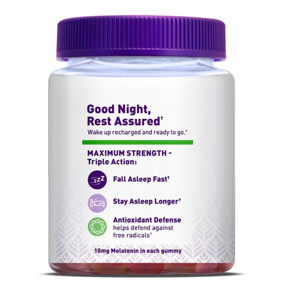 MELATONIN, GUMMY MAX SLEEP BLUEBERRY (50/BT)