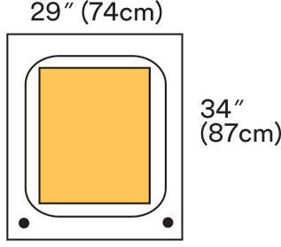 POUCH, W/IOBAN XLG (5/BX 4BX/CS) 3M