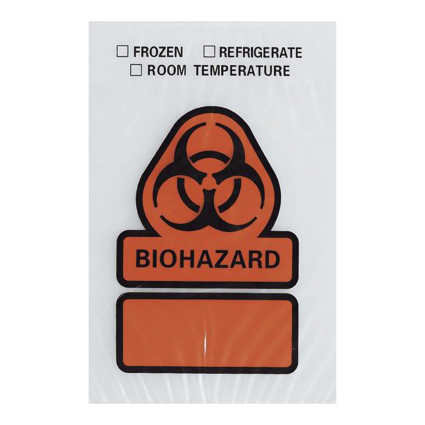 BAG,ZIPLOCK SPCMN BIOHAZ CLR 6X9 (100/PK) RDPLAS