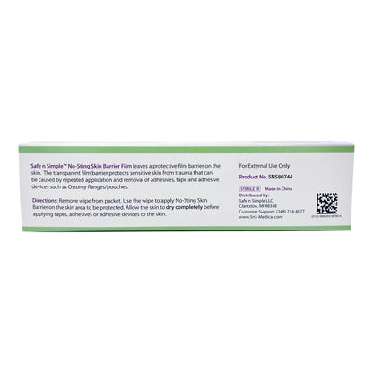 WIPE, SKIN BARR ALCHL FREE (100/BX 100BX/CS)