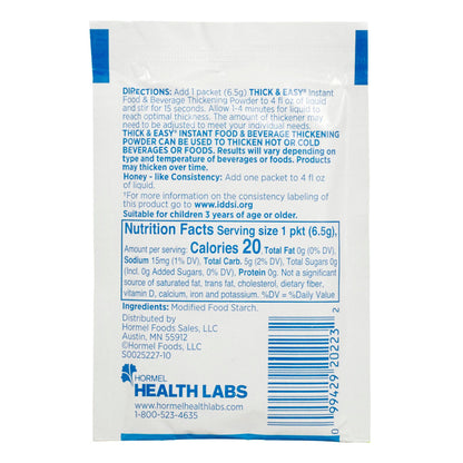 THICK & EASY, INST FOOD THICKENER HONEY 6.5GM(100/