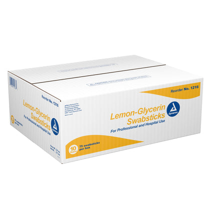 SWAB, LEMON GLYCERIN (3/PK 25PK/BX 10BX/CS)