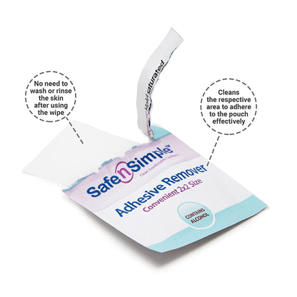WIPES, ADH REMOVER STOMA CARE 50/BX 200BX/CS