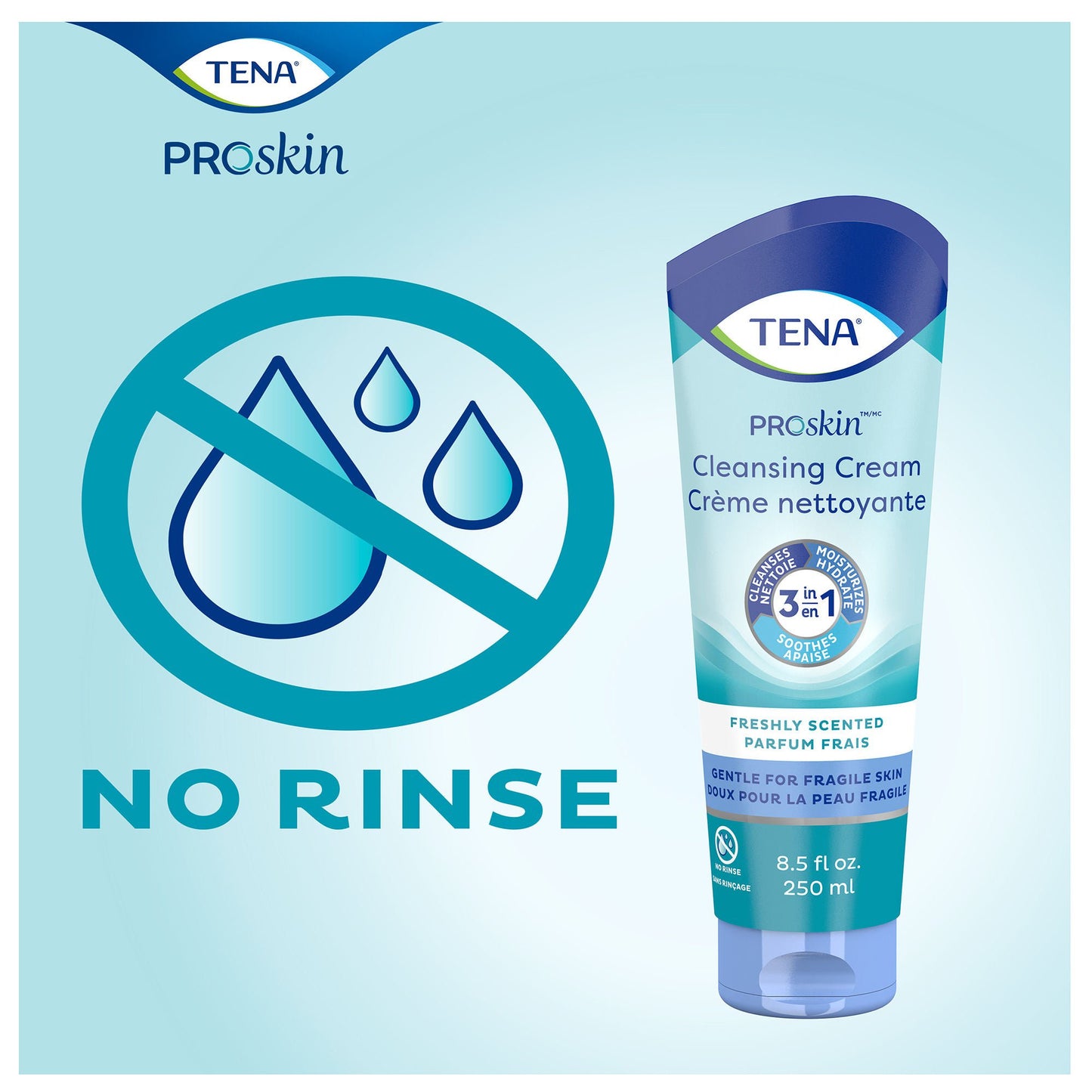 CREAM, CLEANSING SKIN TENA SCNTD TU 8.5FL OZ (10/C SCAPER