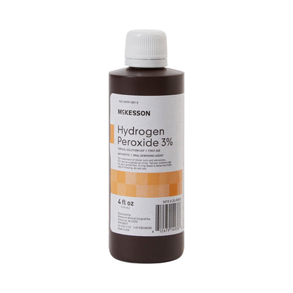 HYDROGEN PEROXIDE, 3% 4OZ (24/CS)