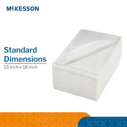 TOWEL, PRO 2PLY POLY WHT 13X18(250/CS)
