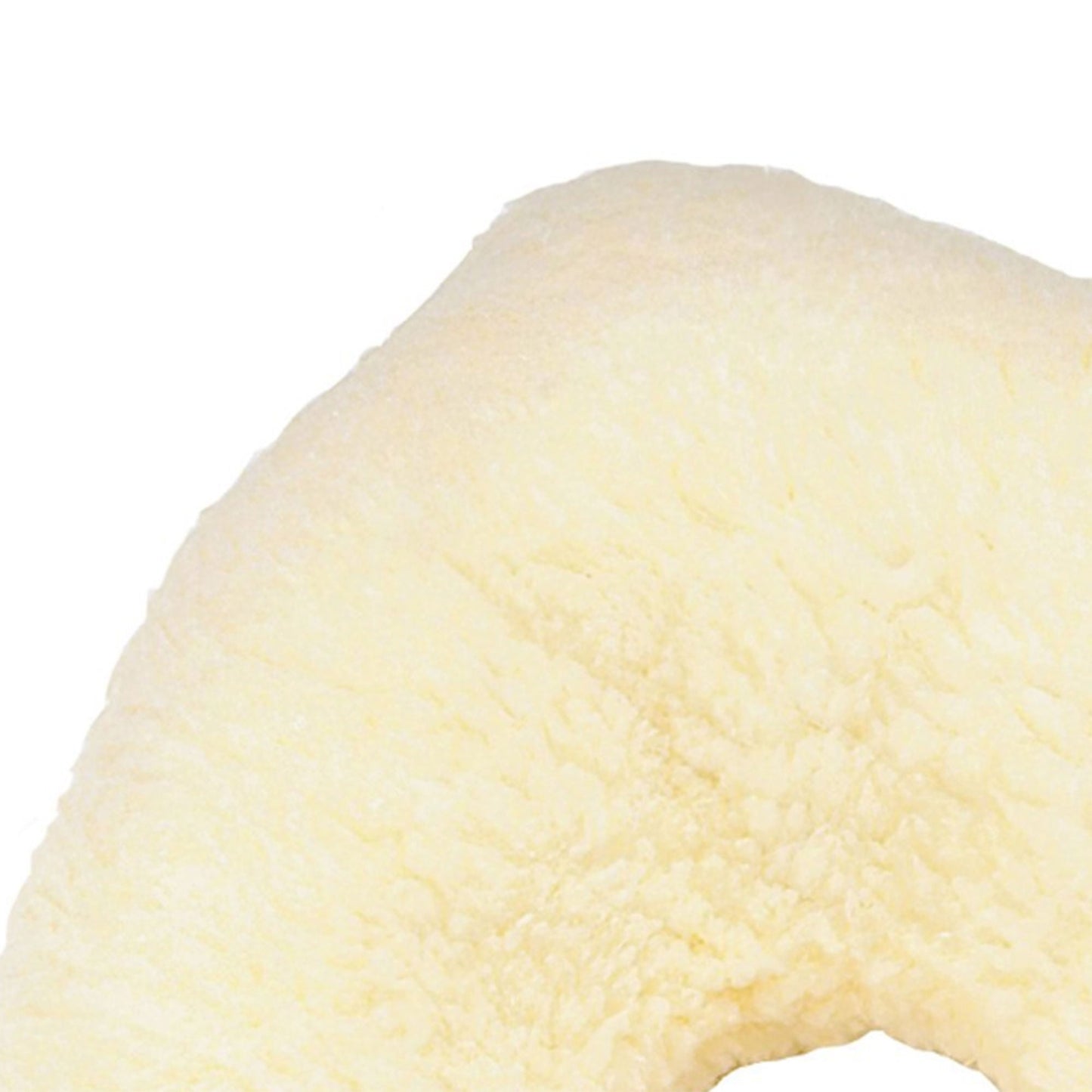 NECK PILLOW, W/ZIPPERED CVR SHEEPSKIN HERMEL