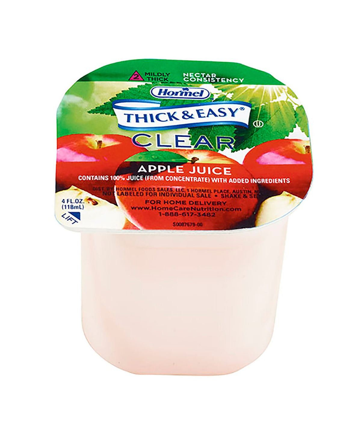 THICK & EASY, JUICE THICKENED APPLE NECTAR 4OZ(24/ DMNDCR