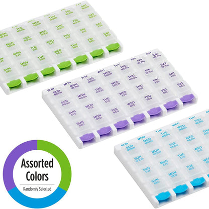 REMINDER, PILL WEEKLY PUSH BUTTON (6/PK)