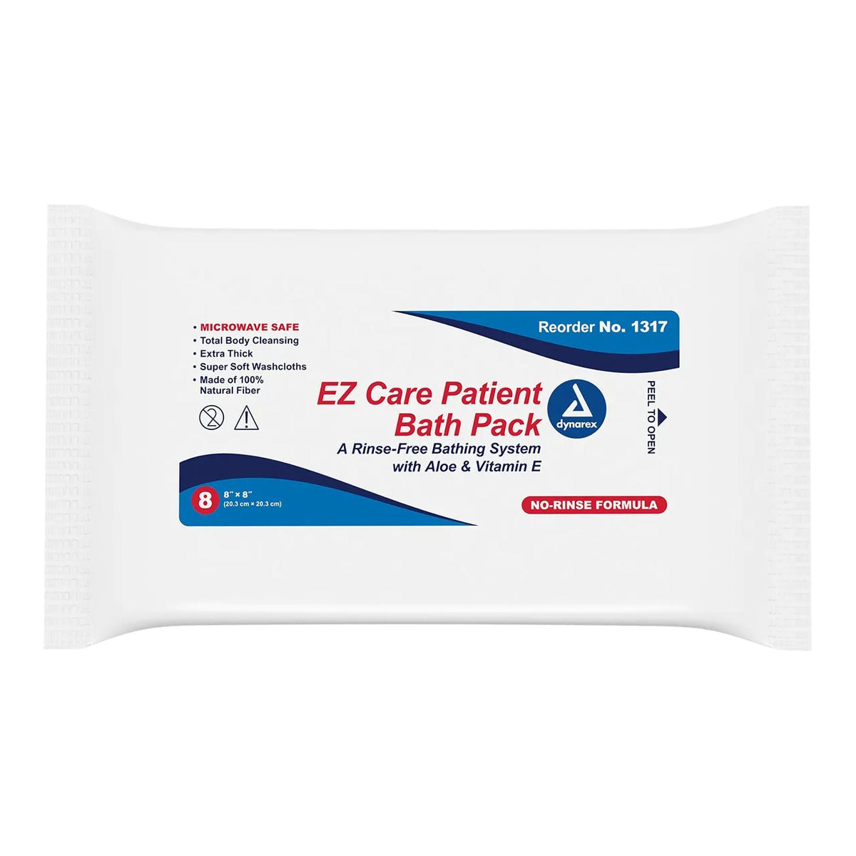 BATH PACK, EZ CARE 8"X8" (8/PK24PK/CS)