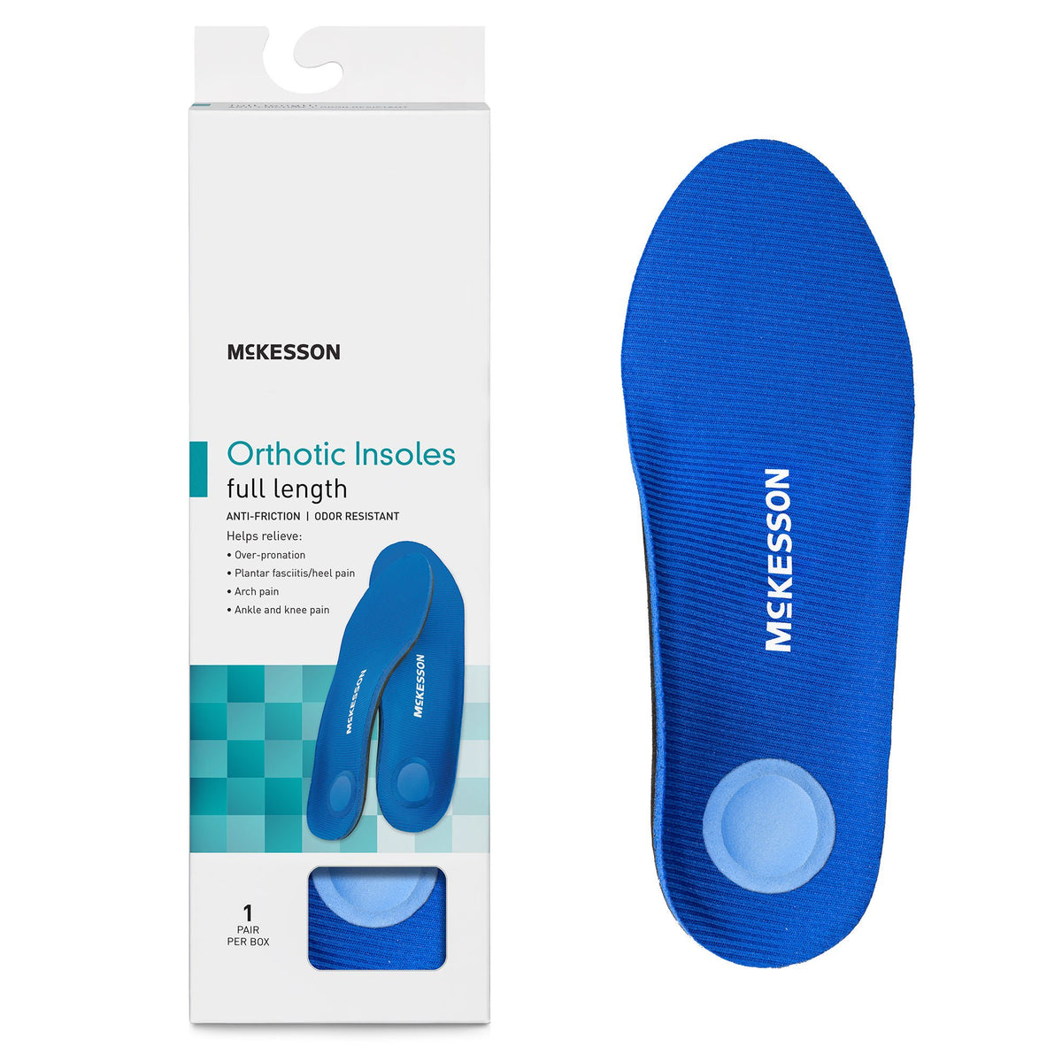 INSOLE, ORTHO FULL LNGTH F MEN9-9.5/WMN 11-11.5 (1PR/BX)