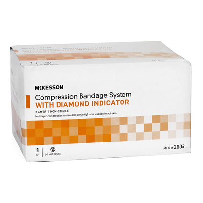 BANDAGE, COMPRSN 2LAYER SYS N/S (1/KT 8KT/CS)