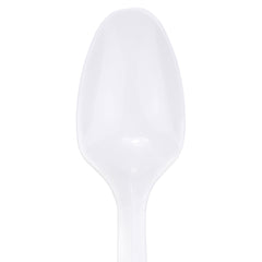 TEASPOON, PLAS WHT 5.5" (1000/CS)