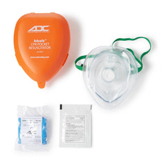 MASK, CPR RESUSCITATOR POCKET W/CASE