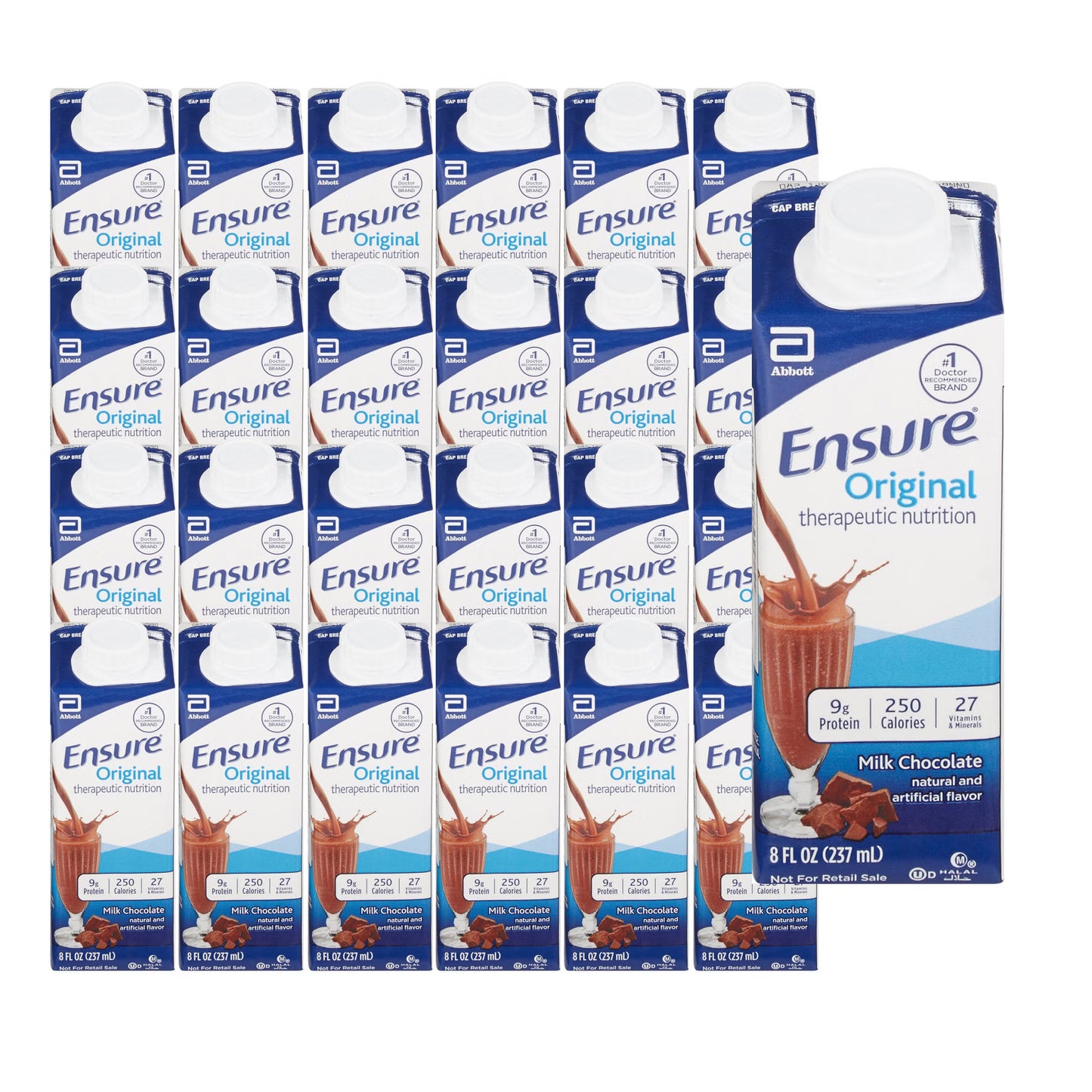 ENSURE, ORIG INST ARC CHOC 8OZ(24/CS)