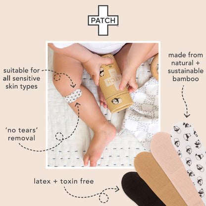 BANDAGE, ADH PATCH NAT BAMBOO (25/TU 3TU/BX 8BX/CS)