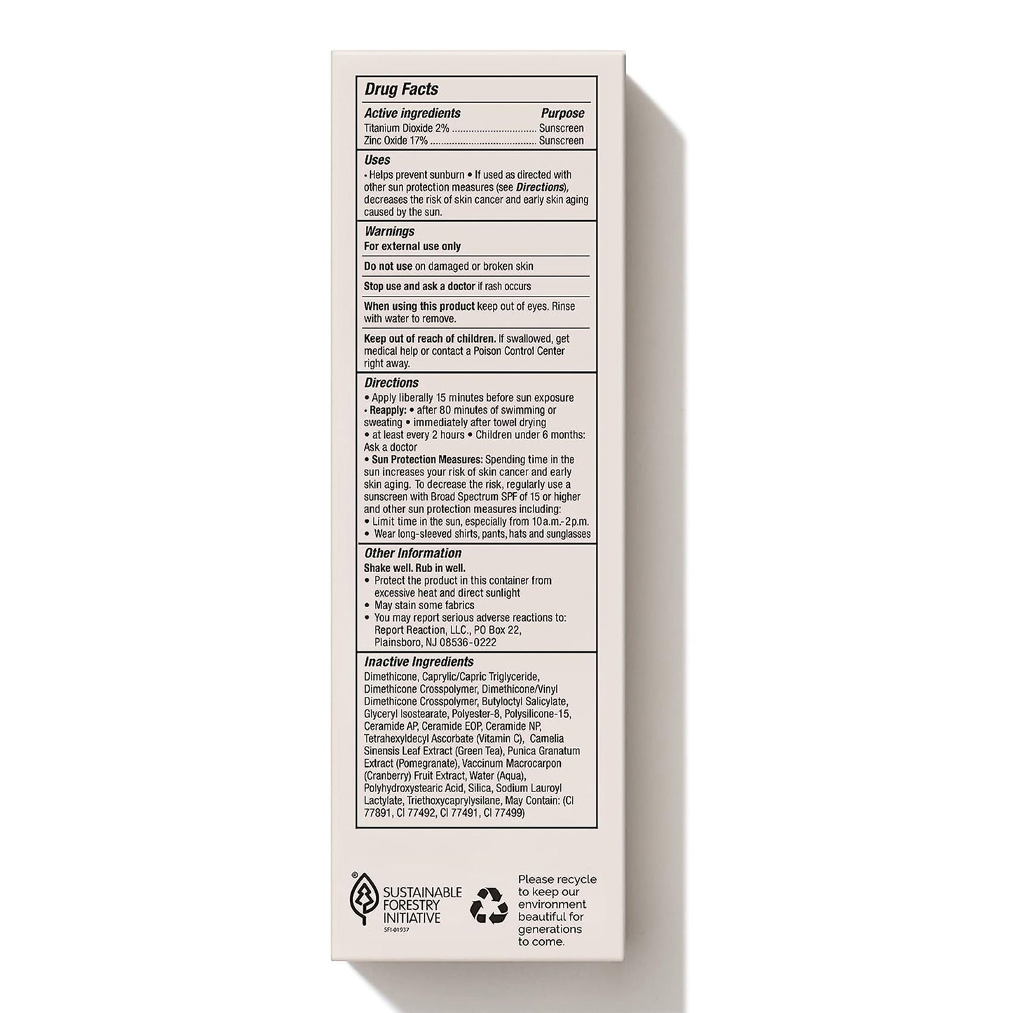 SUNSCREEN, SPF 50 MIN MOISTUREDEFENSE 3.4OZ (6/PK 8PK/CS)