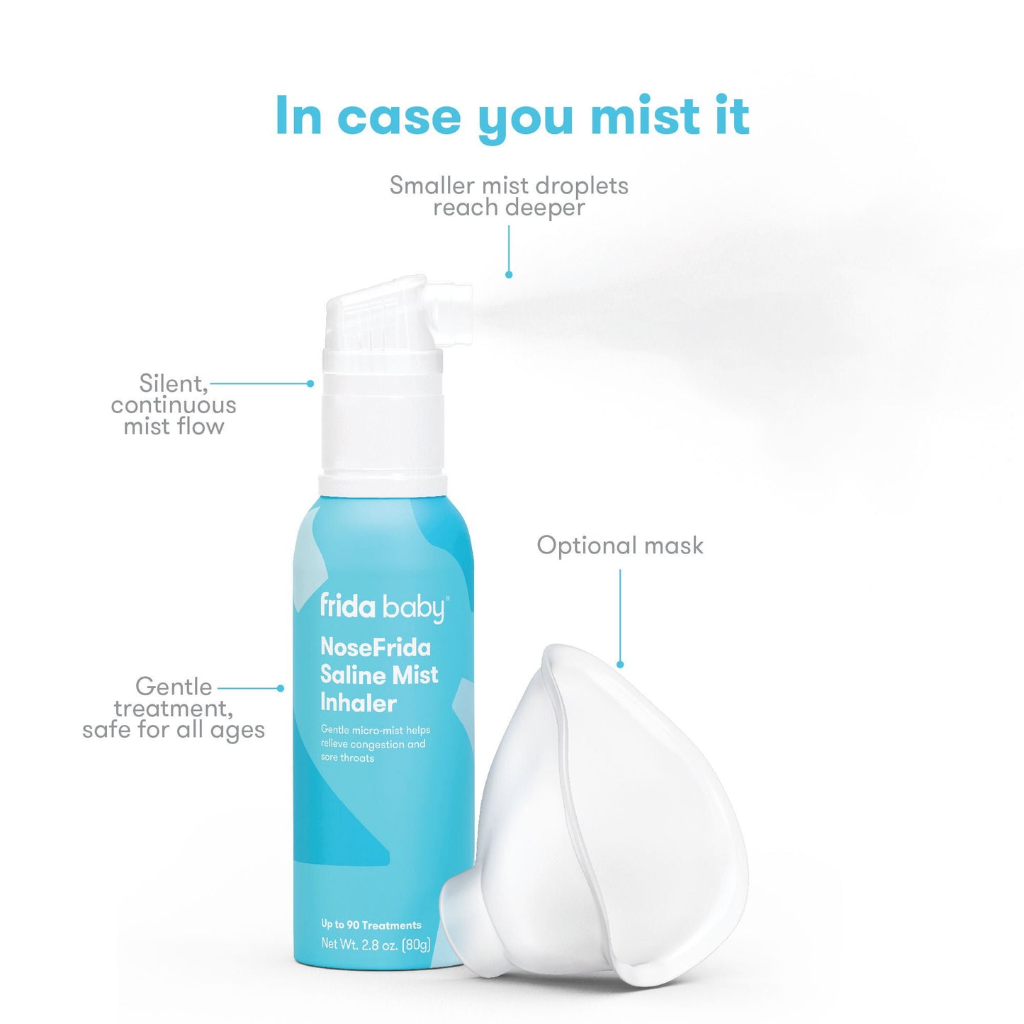INHALER, MIST SALINE (8/CS)