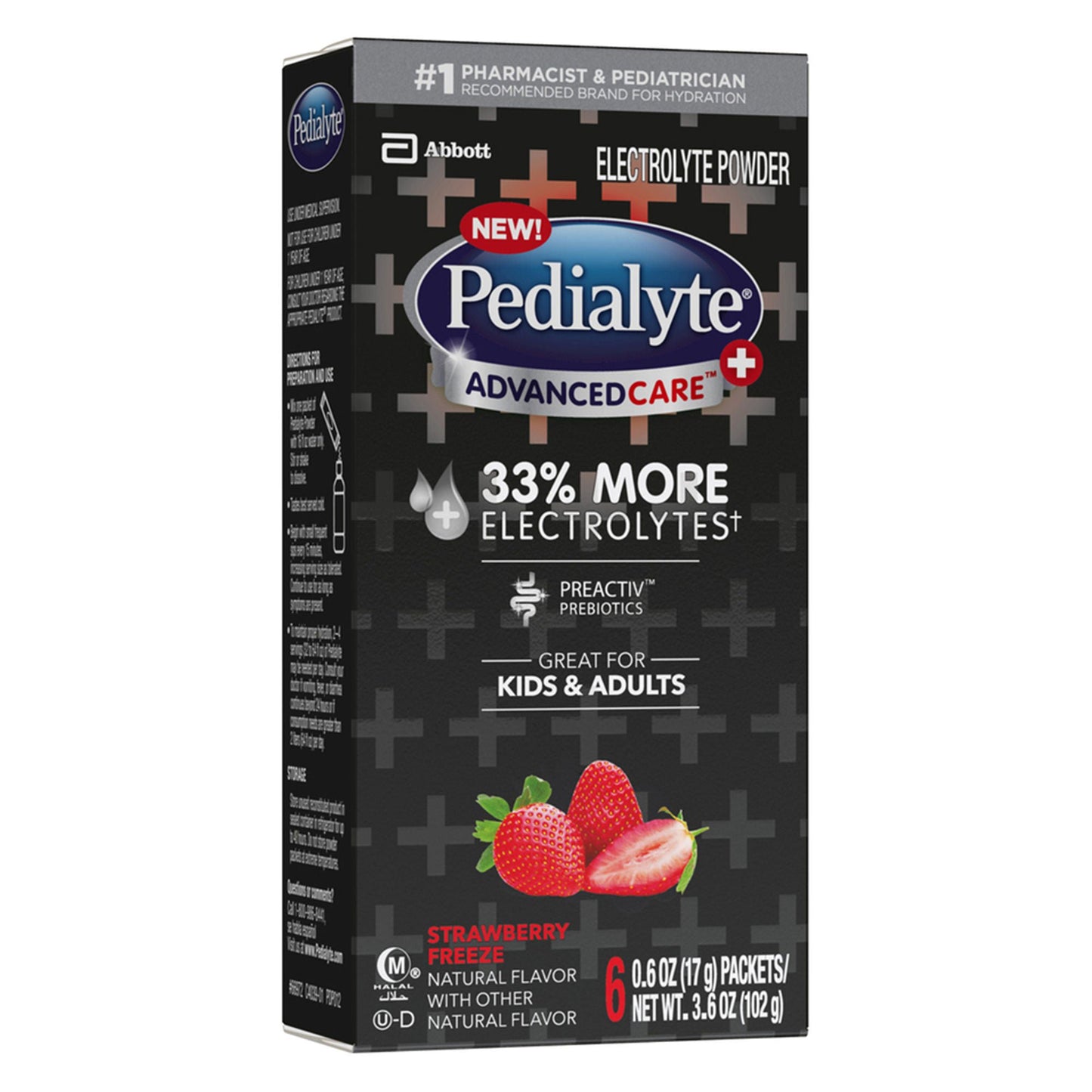 PEDIALYTE, PDR ADVANCED CARE PLUS STRWBRY FRZ 17GM (6/PK 6PK