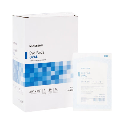 PAD, EYE OVAL STR 2 1/8"X2 5/ 8" (1/PK 50PK/BX 12B