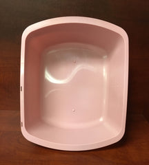 BASIN, WASH RECTANGULAR MAUVE 6QT (50/CS)