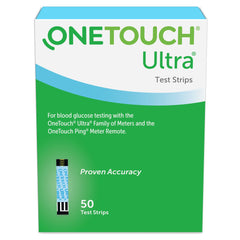 TEST STRIP, BLD GLUC ONE-TOUCHULTRA (50/BX 24BX/CS)