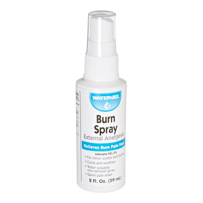 BURN SPRAY, LIDOCAINE HCL 2% BT 2OZ (24/CS) WTRJEL