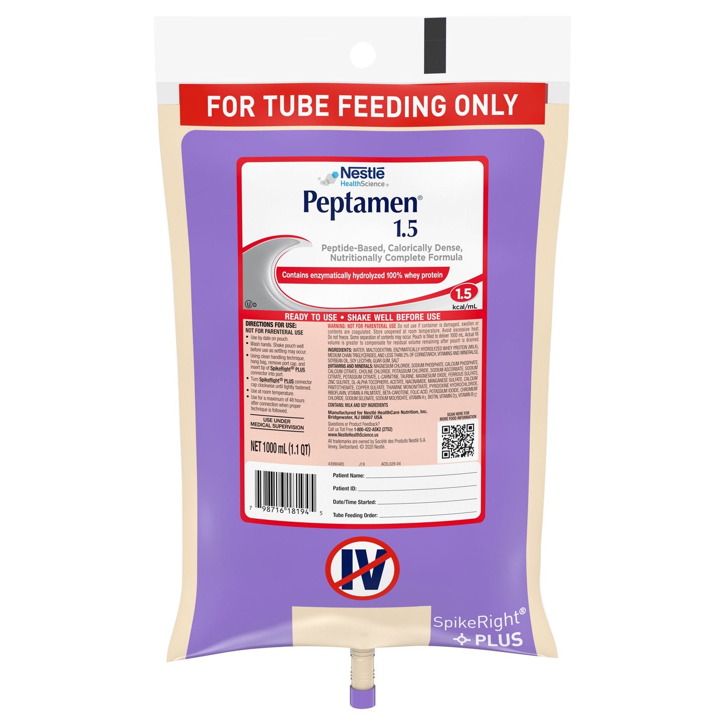 PEPTAMEN 1.5, ULTRAPAK 1000ML (6/CS)