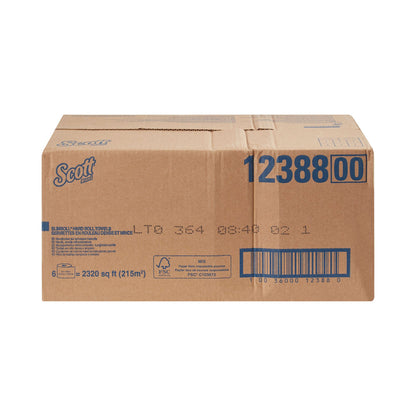 TOWEL, SCOTT SLIMROLL PAPER W HT 8"X580' (6RL/CS) KIMCLK